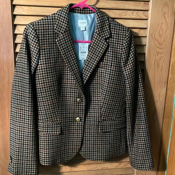 NWT JCrew houndstooth blazer